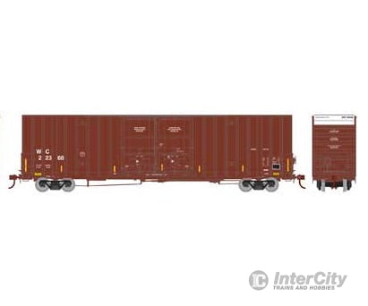 Athearn Ath75148 Ho 60 Foot Gunderson Double Door Box Car Dd Hi-Cube Wc 22368 Freight Cars