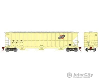 Athearn Ath81508 Ho Fmc 4700 Covered Hopper C&Nw/Faded 178619 Freight Cars