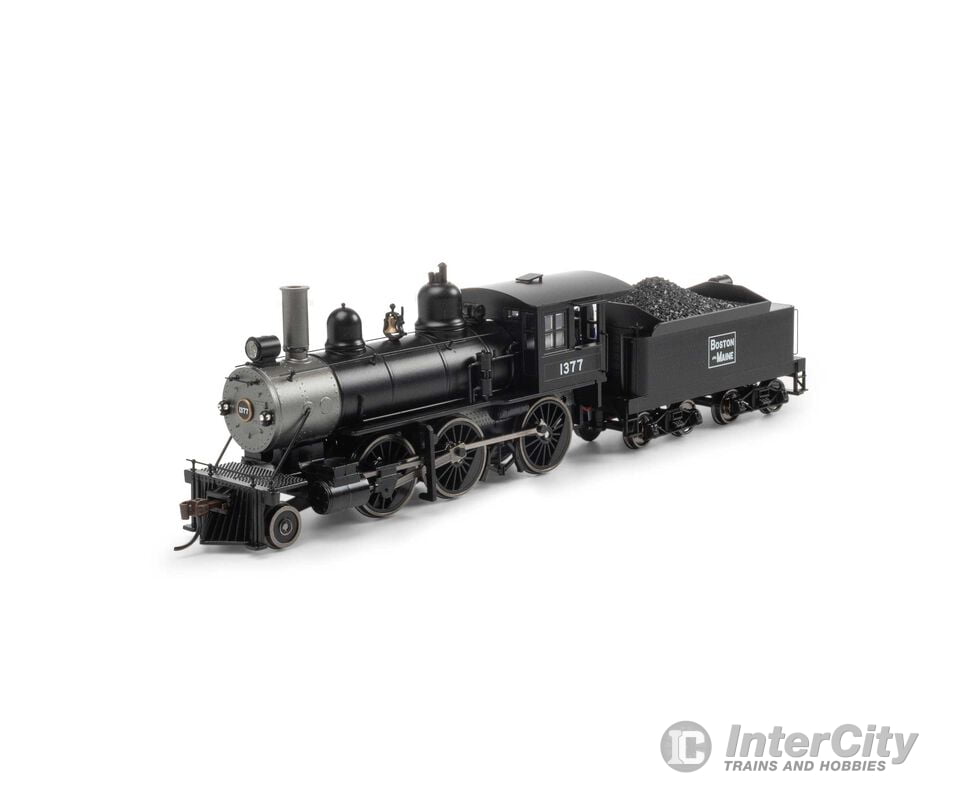 Athearn ATH87314 HO RTR Old Time 2-6-0 Mogul with DCC & Sound B&M #1377 Locomotives