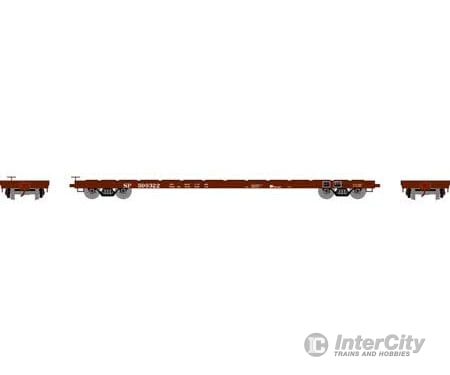 Athearn Ath97088 Ho 60 Foot Flat Car Sp 599322 Freight Cars