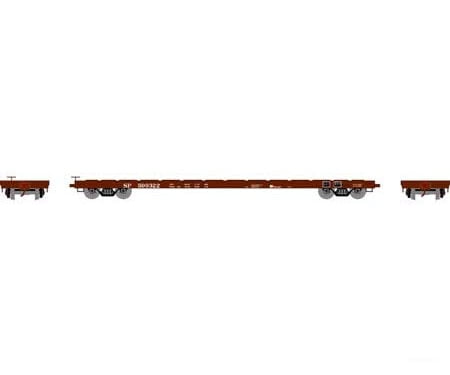Athearn Ath97088 Ho 60 Foot Flat Car Sp 599322 Freight Cars