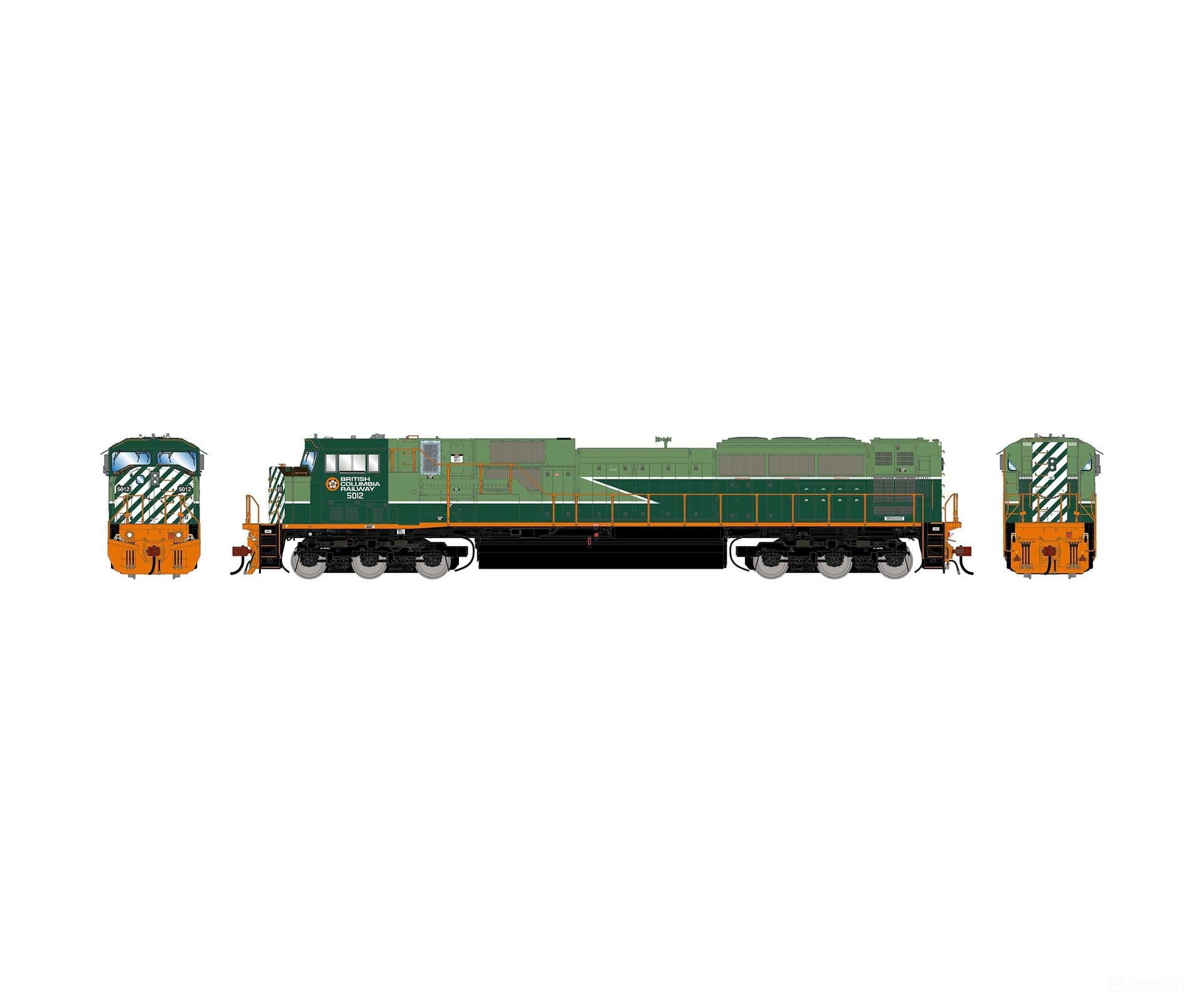 Athearn ATHG-2579 HO Genesis SD90MAC-H PH I Locomotive Legendary Liveries BCOL #5012 - DCC w Sound Locomotives