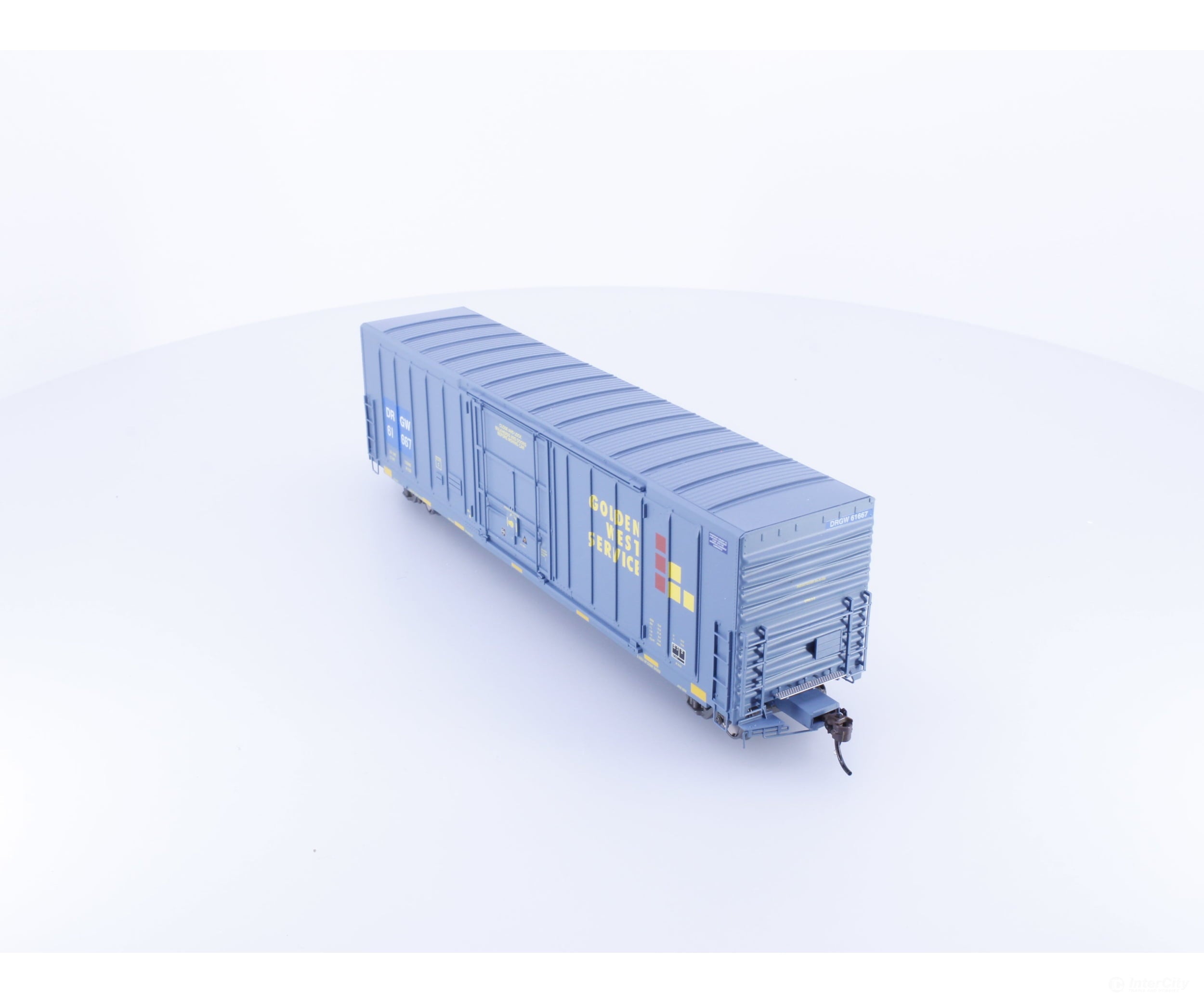 Athearn ATHG26887 HO 50’ PC&F Box Car 10’ Plug Door Denver and Rio Grande Western (DRGW) 61667 Freight Cars