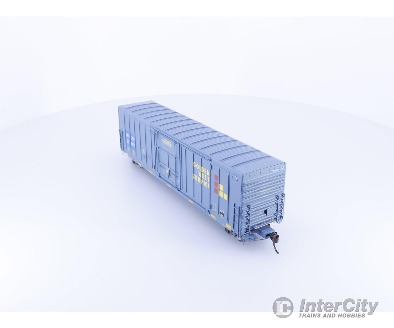 Athearn ATHG26887 HO 50’ PC&F Box Car 10’ Plug Door Denver and Rio Grande Western (DRGW) 61667 Freight Cars