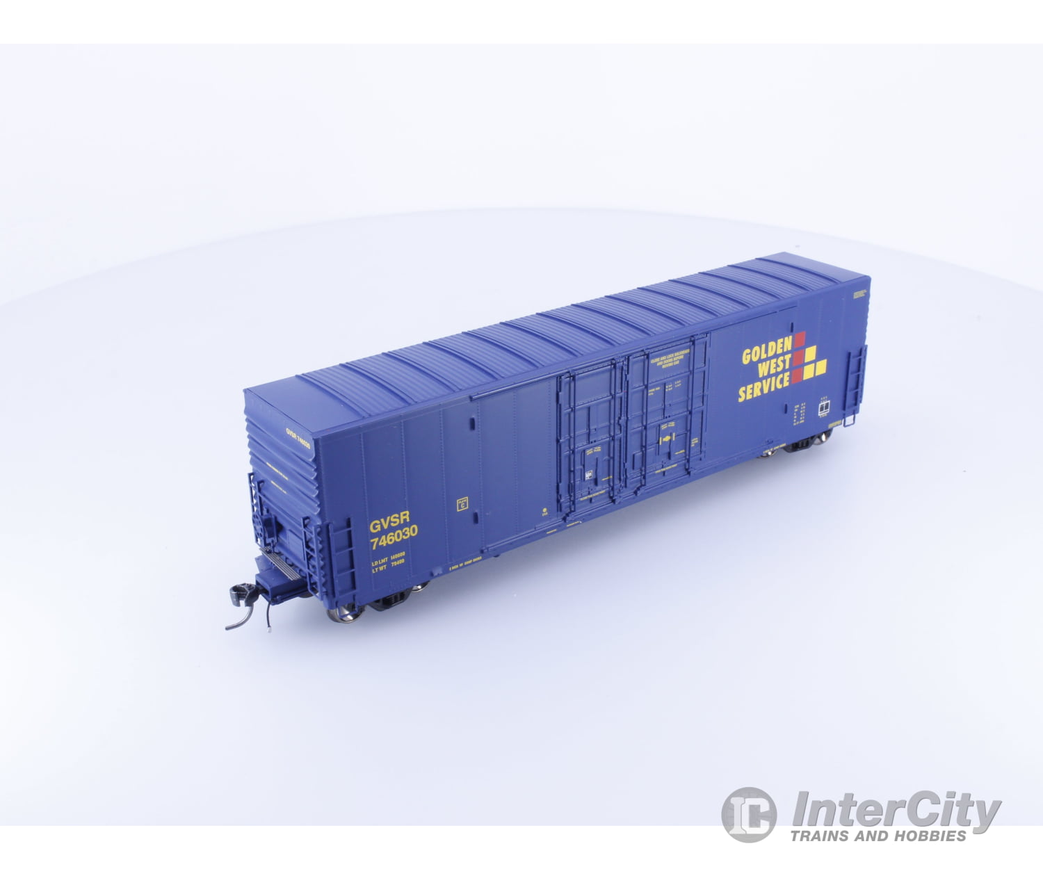 Athearn ATHG4369 HO Genesis 50’ PC&F Double Plug Door Boxcar Golden West Service GVSR 746030 Freight Cars