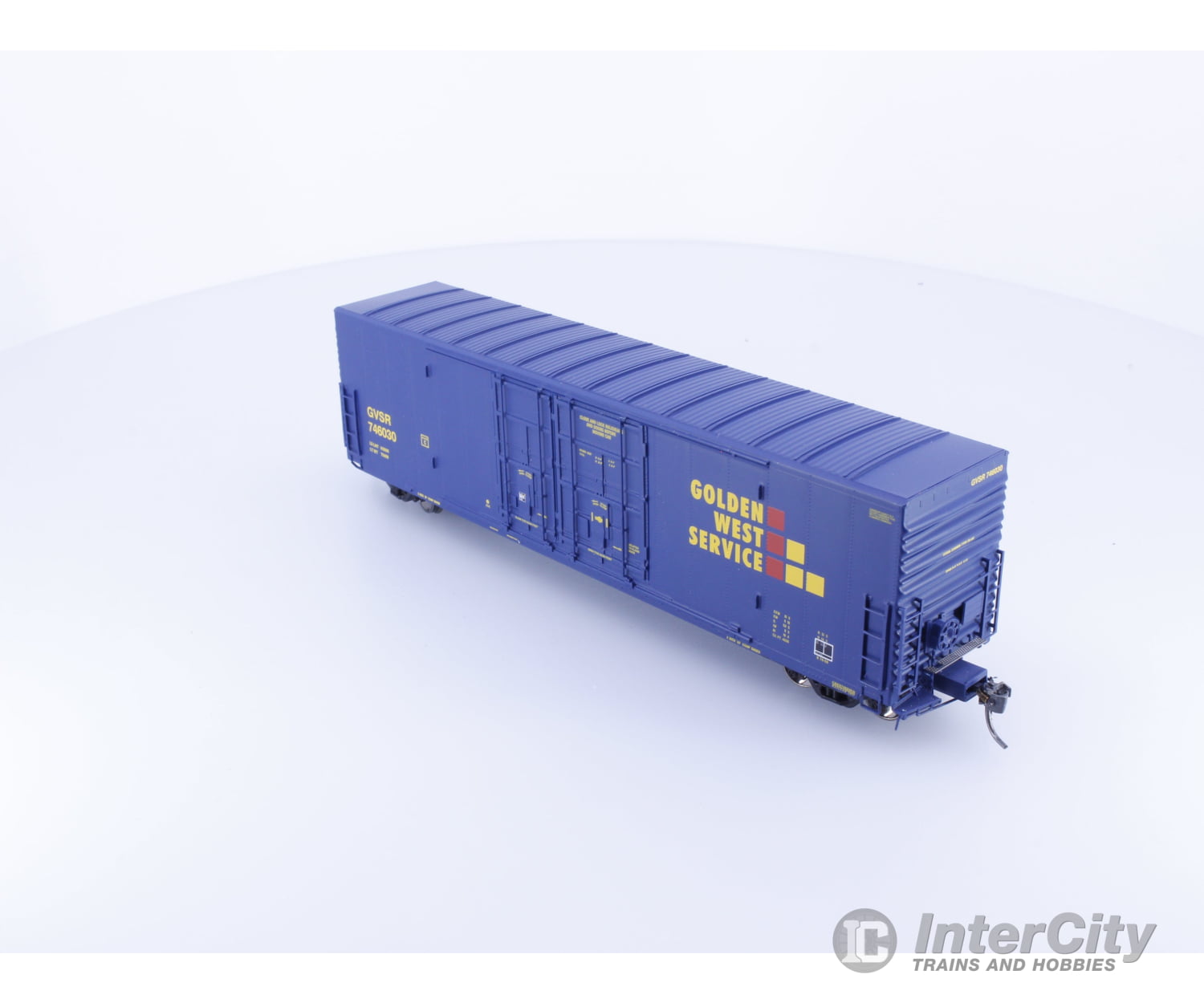 Athearn ATHG4369 HO Genesis 50’ PC&F Double Plug Door Boxcar Golden West Service GVSR 746030 Freight Cars