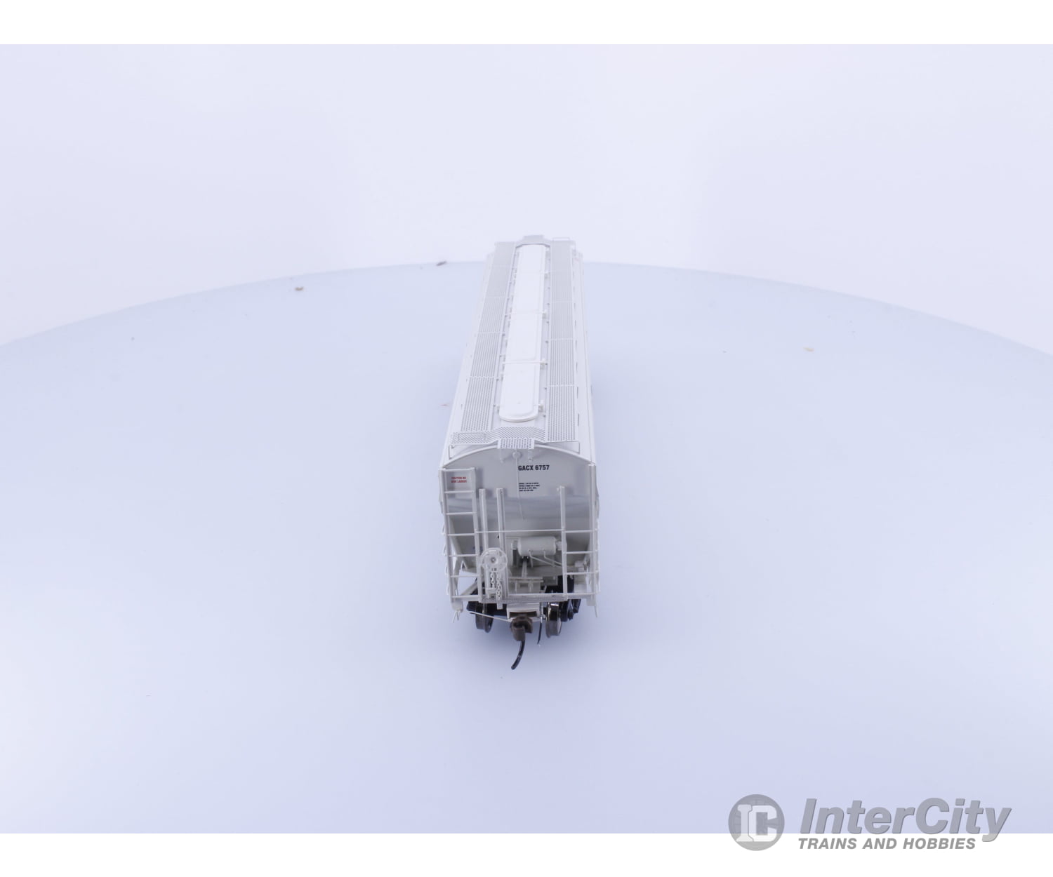 Athearn ATHG89990 HO Genesis Trinity 3 Bay Covered Hopper Agrium Wholesale General American Marks (GACX) 6757 Freight