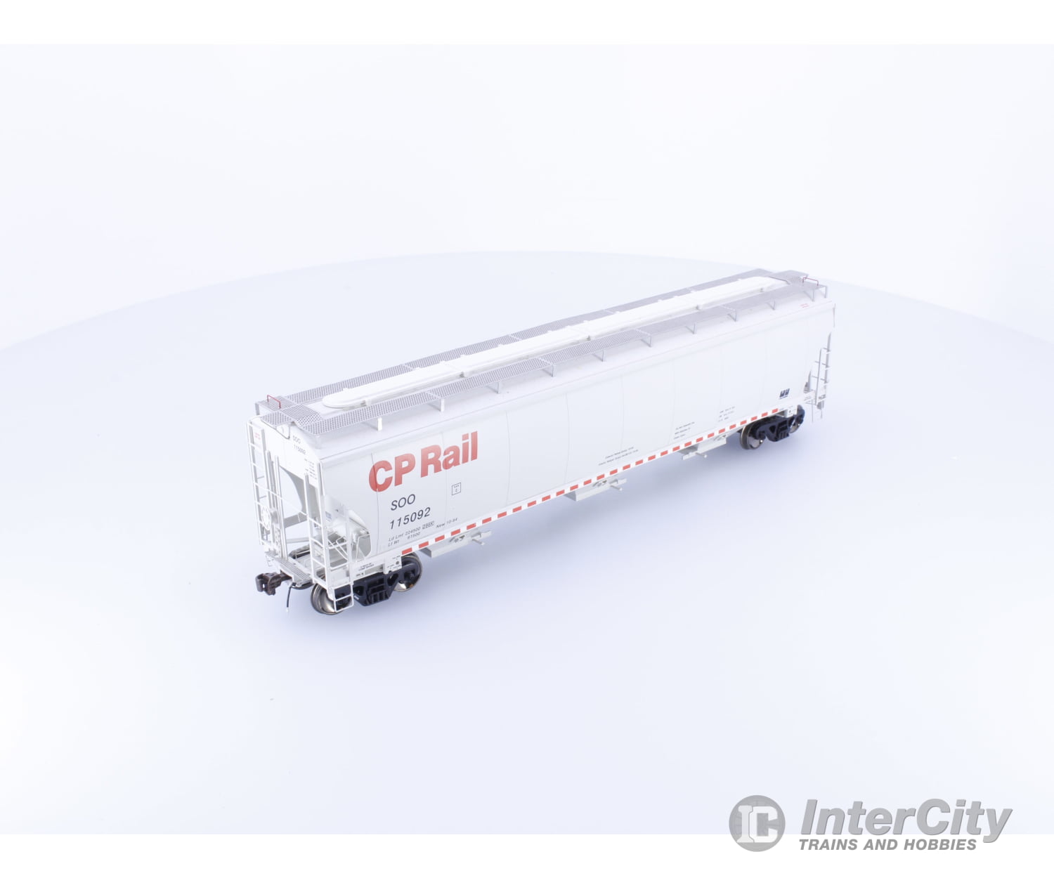 Athearn ATHG89997 HO Trinity Covered Hopper Canadian Pacific (CP) 115092 Freight Cars