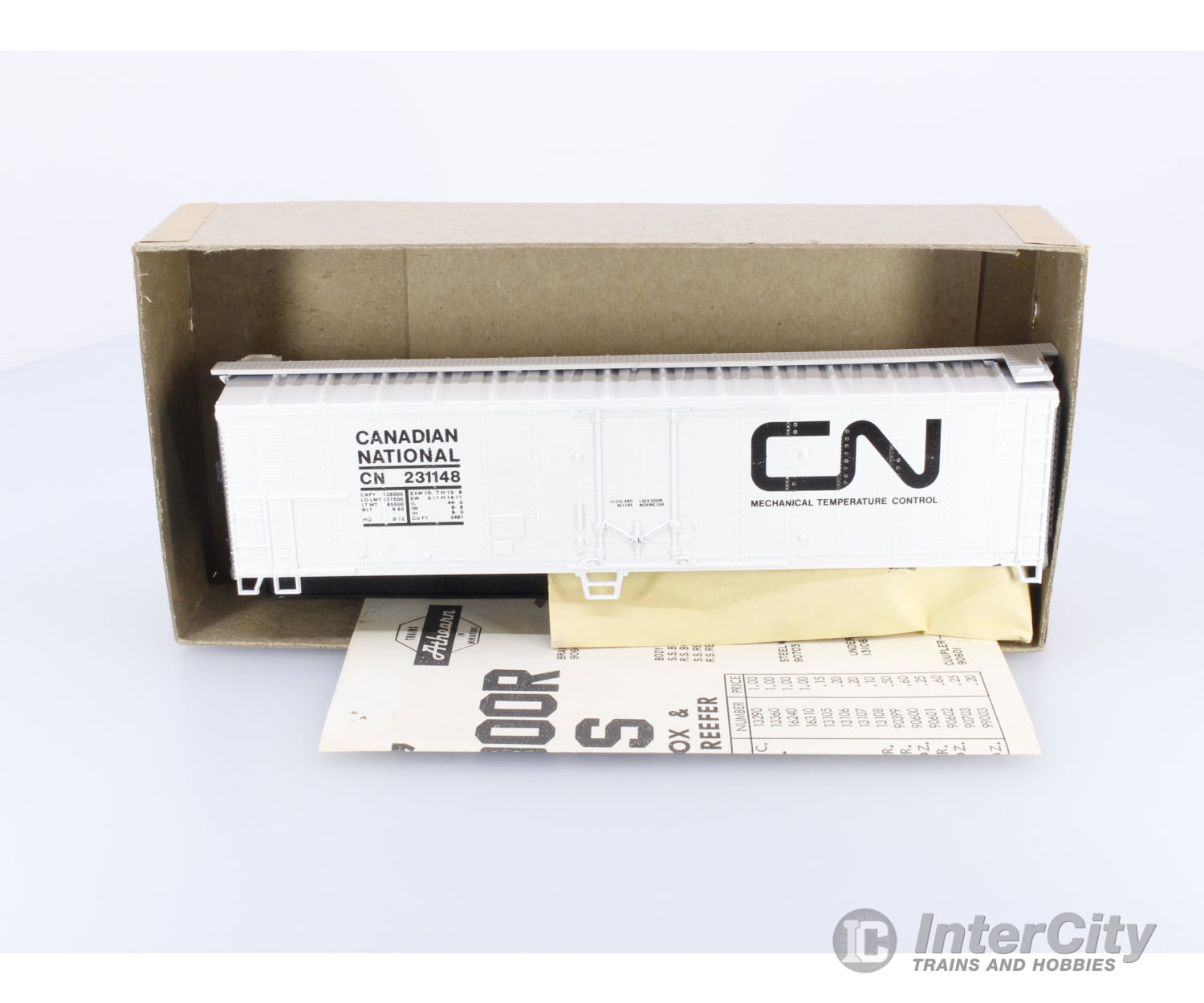 Athearn BBKIT HO 50’ Mechanical Reefer Kit Canadian National (CN) 231148 Freight Cars
