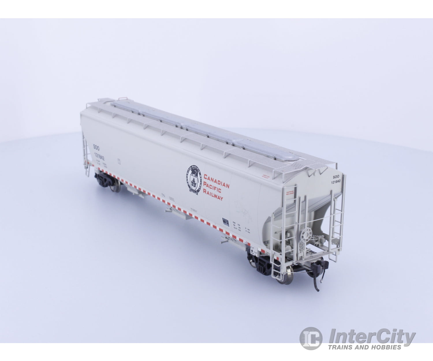 Athearn G4144 HO Trinity 5161 Cu FT Covered Hopper CPR Soo Line (SOO) 121842 Freight Cars