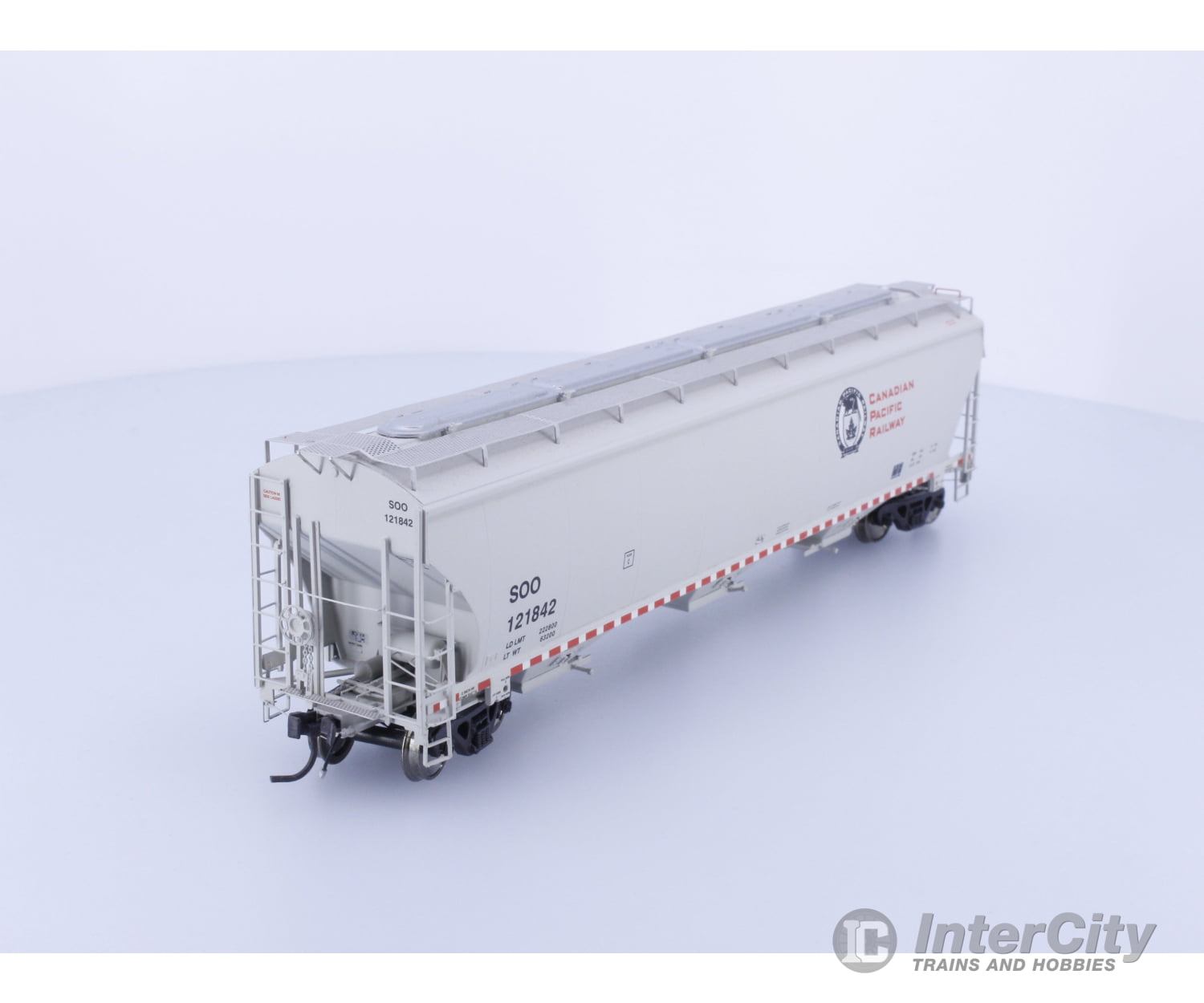 Athearn G4144 HO Trinity 5161 Cu FT Covered Hopper CPR Soo Line (SOO) 121842 Freight Cars