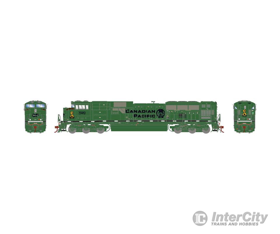 Athearn Genesis ATHG-1147 HO GEN EMD SD70ACU Locomotive CP/Military Tribute #7020 Locomotives