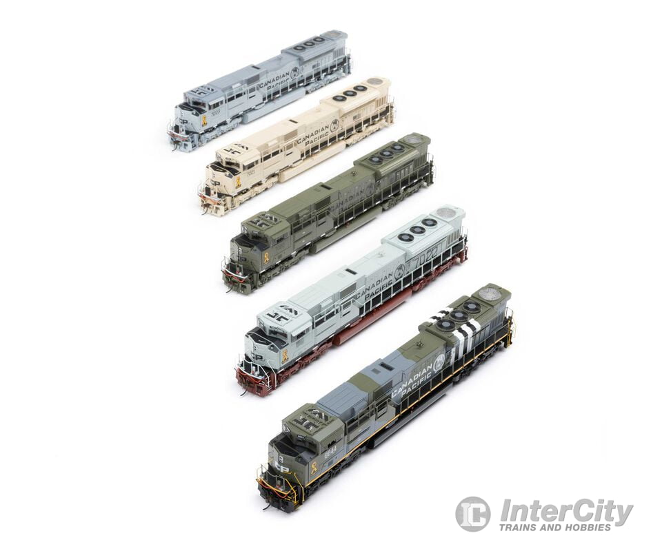 Athearn Genesis ATHG-1155 HO GEN EMD SD70ACU Locomotive with DCC & Sound CP Military Tribute Set