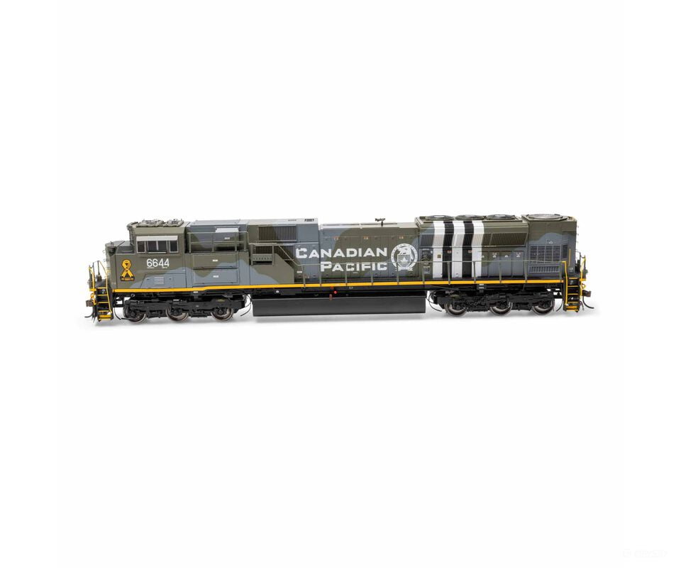 Athearn Genesis ATHG-1156 HO GEN EMD SD70ACU Locomotive with DCC & Sound CP/Military Tribute #6644 Locomotives