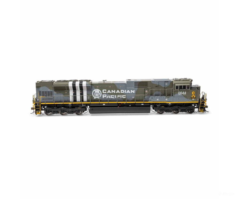 Athearn Genesis ATHG-1156 HO GEN EMD SD70ACU Locomotive with DCC & Sound CP/Military Tribute #6644 Locomotives