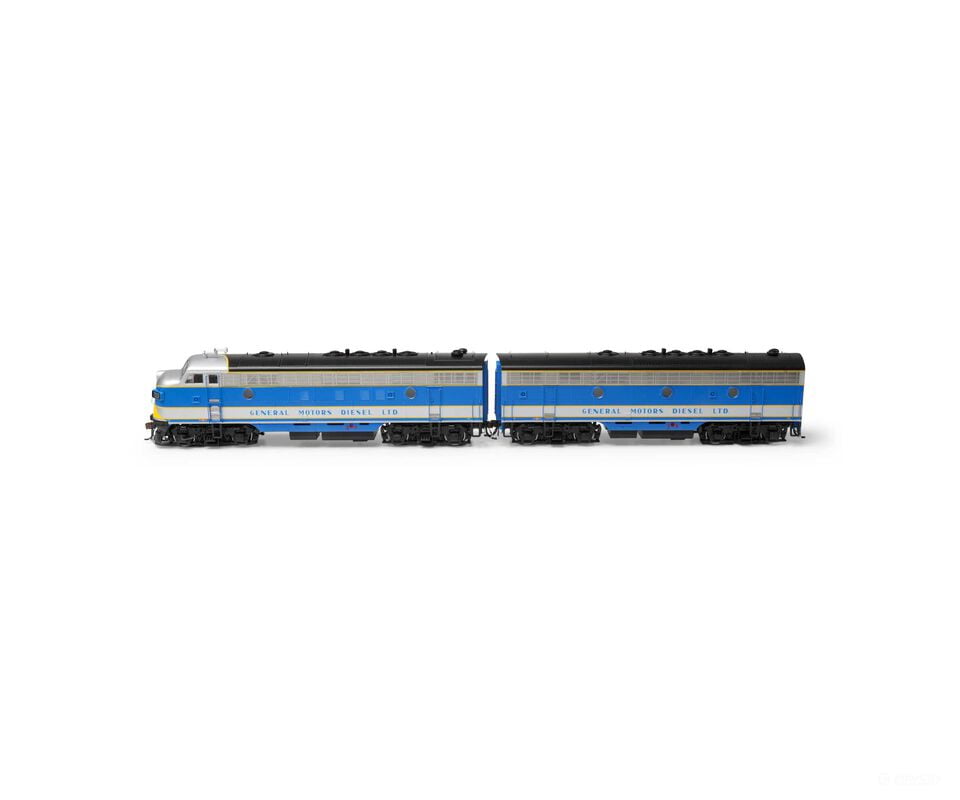 Athearn Genesis ATHG19698 HO FP7/F7B Locomotive with DCC & Sound EMD Demo #7001/7002 - Locomotives