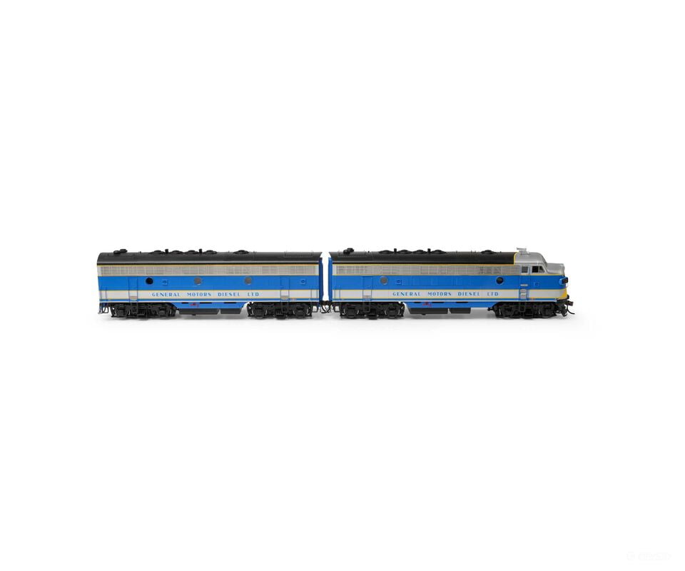 Athearn Genesis ATHG19698 HO FP7/F7B Locomotive with DCC & Sound EMD Demo #7001/7002 - Locomotives