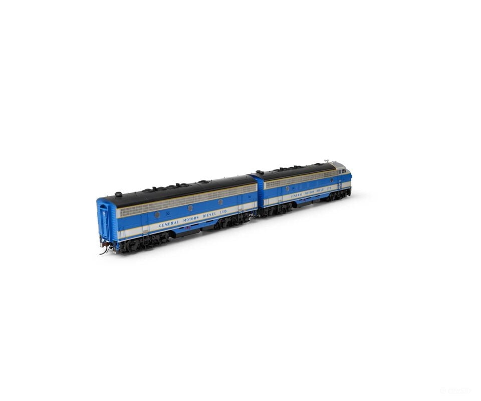 Athearn Genesis ATHG19698 HO FP7/F7B Locomotive with DCC & Sound EMD Demo #7001/7002 - Locomotives
