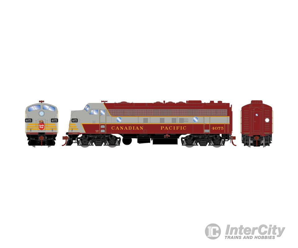 Athearn Genesis ATHG19700 HO FP7A Locomotive with DCC & Sound CPR #4066 Locomotives