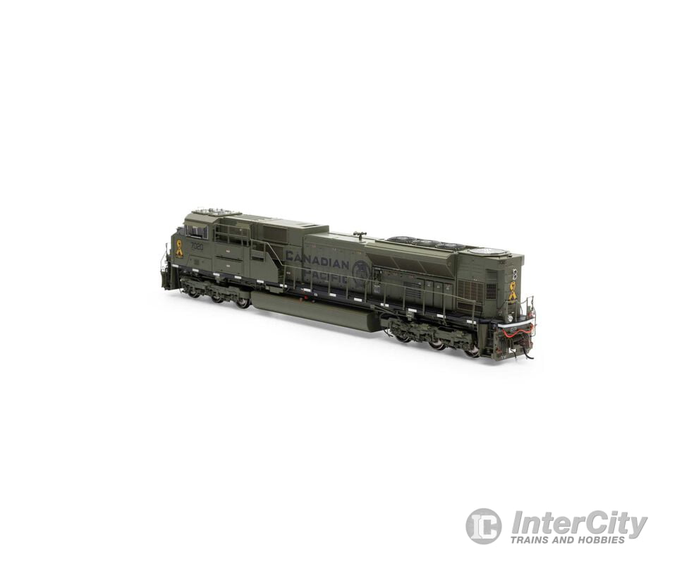 Athearn Genesis Athg75853 Ho Emd Sd70Acu Locomotive With Dcc & Sound Cpr / Military #7020