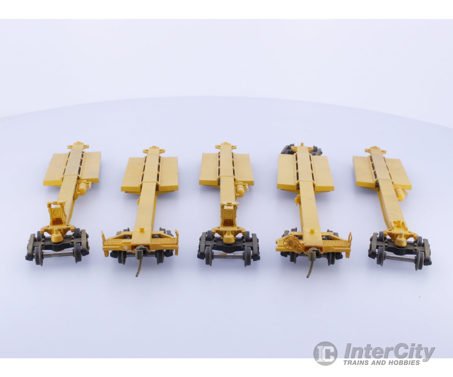 Athearn HO 5 piece Semi Trailer Transport Cars Weathered Trailer Train TTX Corp. (TTX) Freight Cars