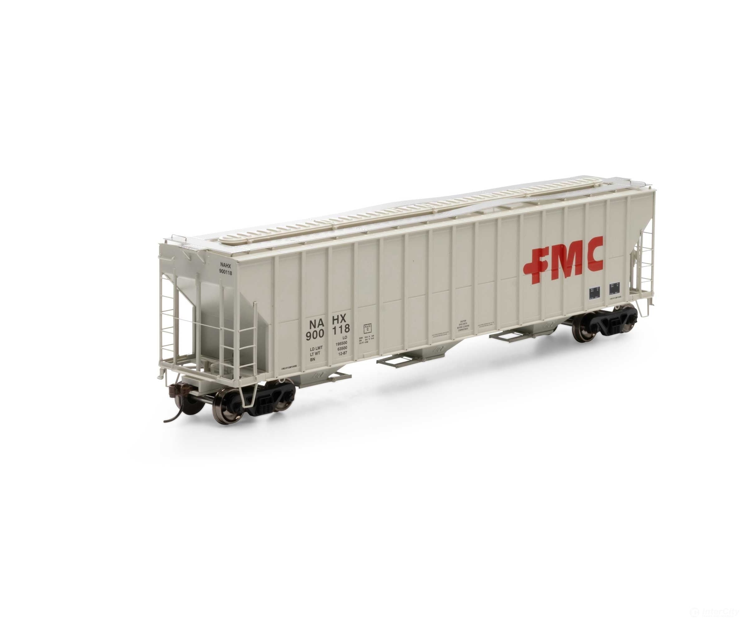Athearn HO ATH81581 Athearn HO RTR FMC 4700 Covered Hopper NAHX #900118 ATH81581 HO Rolling Stock - Default Title (CH-140-81581)