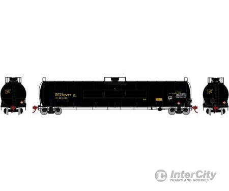 Athearn Ho Athg25654 Utlx 33 900-Gallon Lpg Tank/Flat Panel Freight Cars