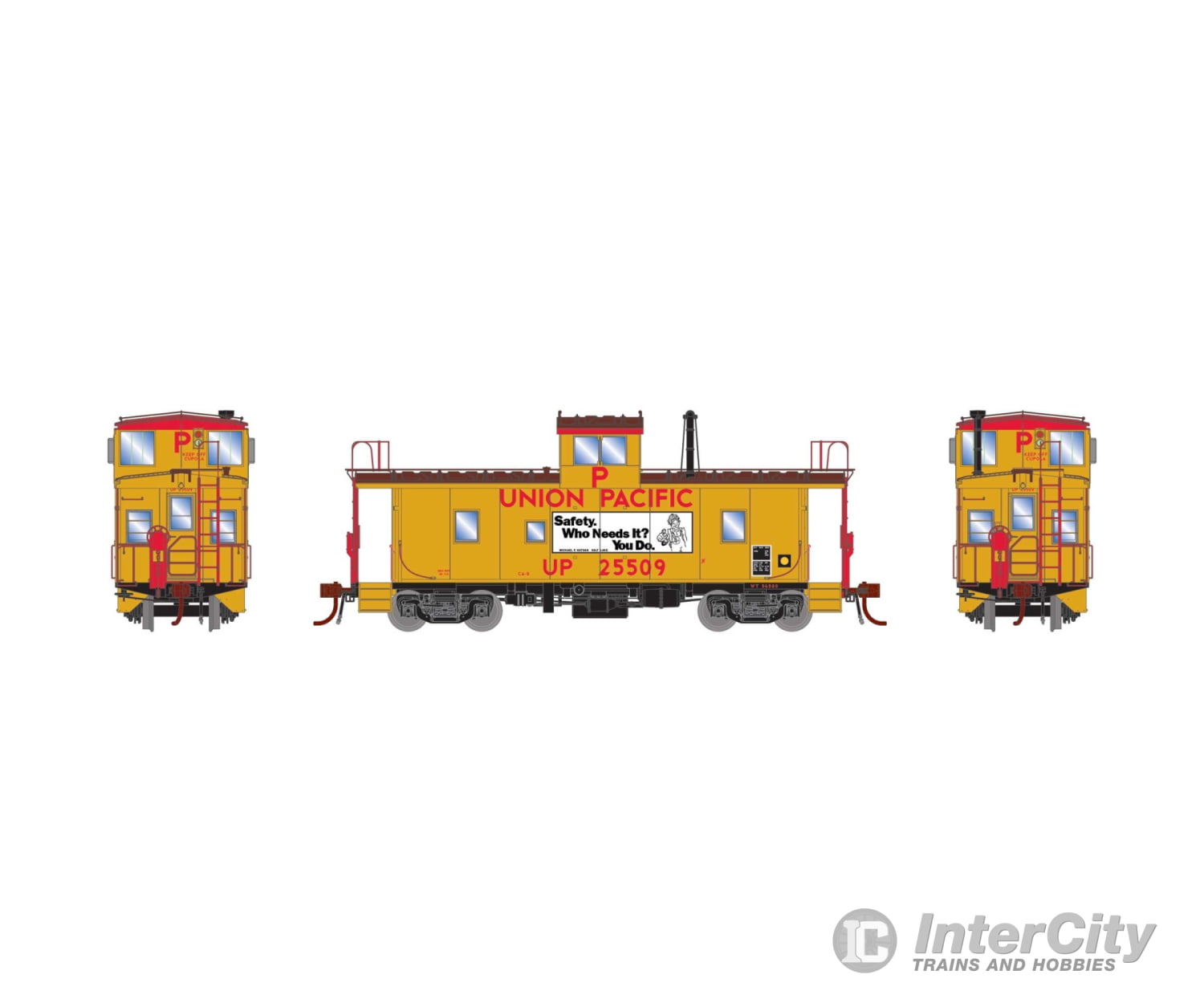 Athearn HO ATHG78557 Union Pacific CA-8 Late Caboose. NCE Decoder w Led Lights - Default Title (CH-140-78557)
