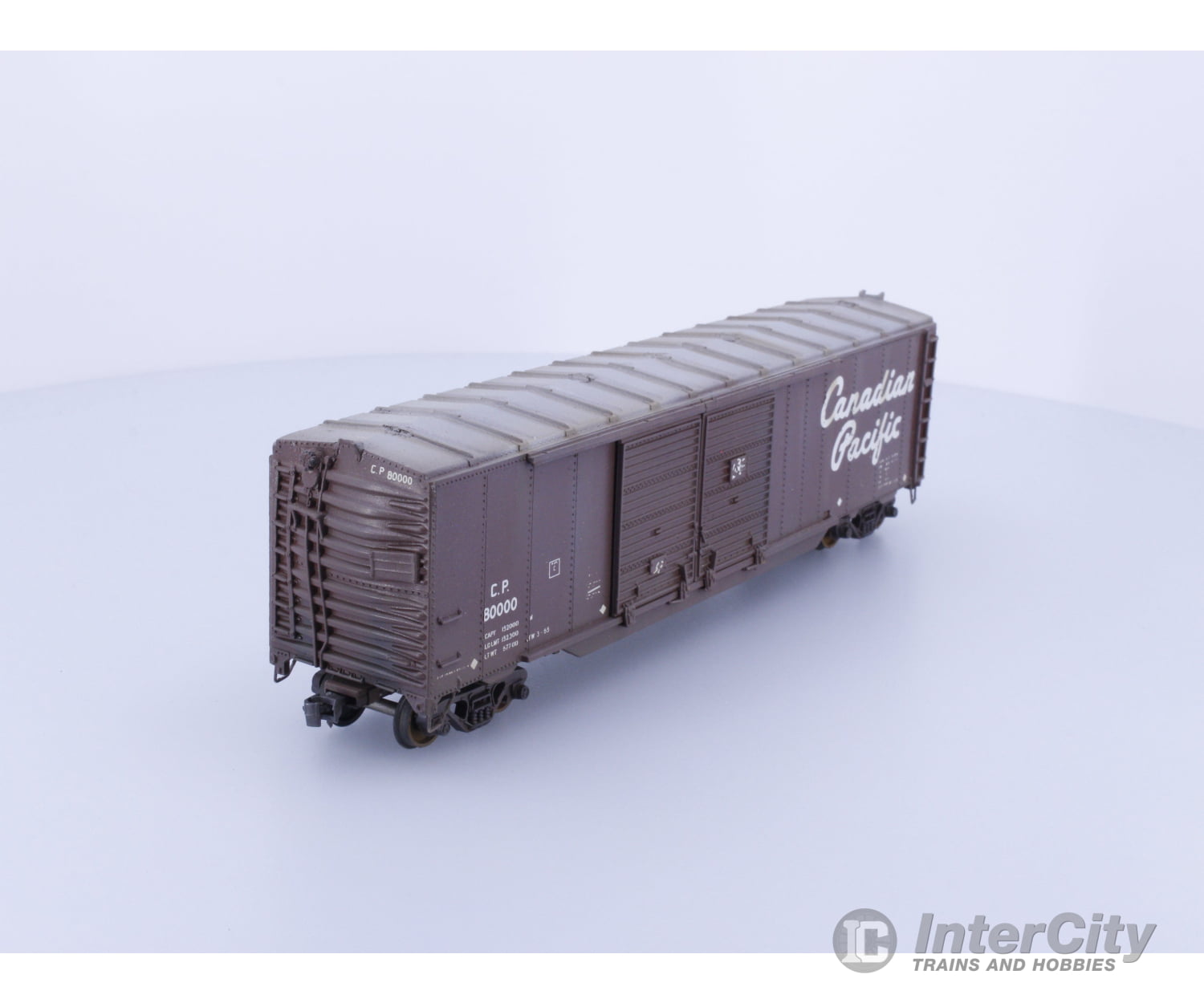 Athearn HO Double Door Boxcar Prof. Weathered Canadian Pacific (CP) 80000 Freight Cars
