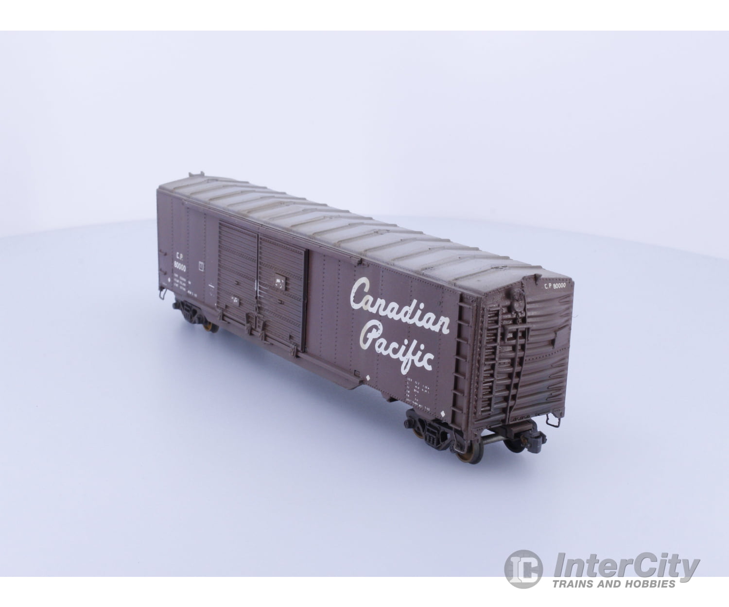 Athearn HO Double Door Boxcar Prof. Weathered Canadian Pacific (CP) 80000 Freight Cars