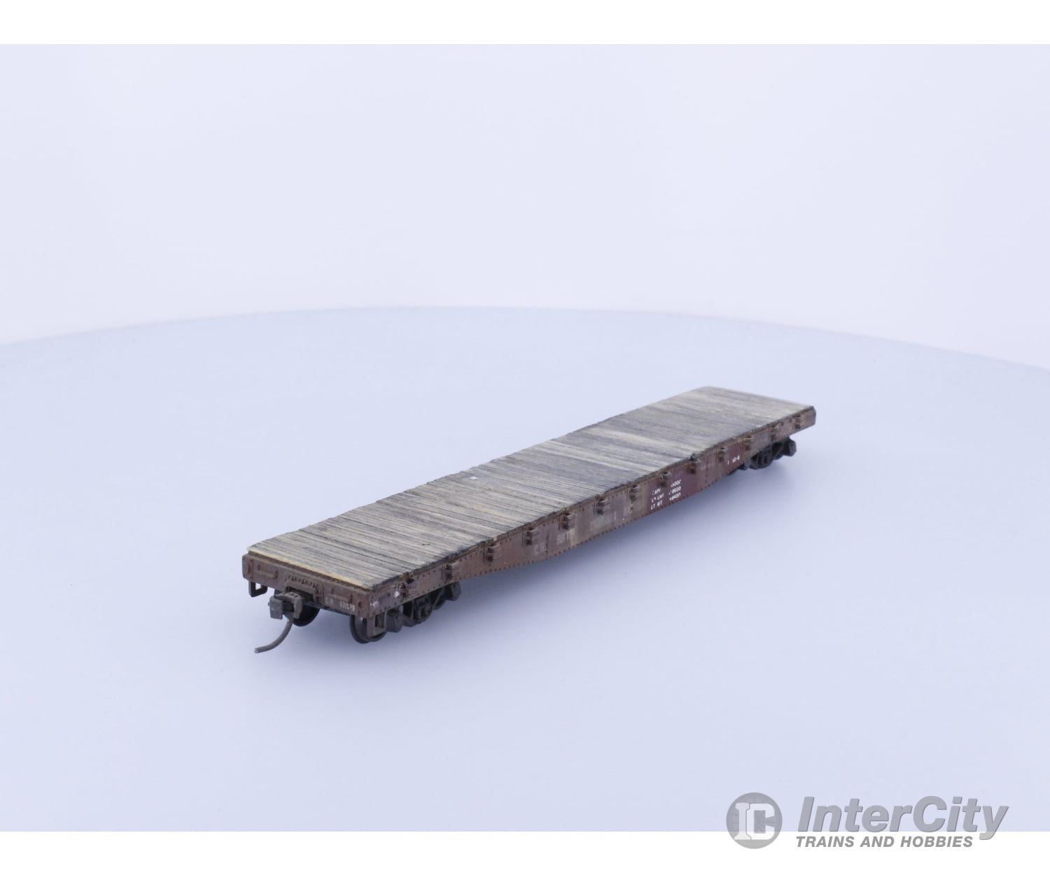 Athearn HO Flat Car Prof. Weathered Canadian National (CN) 631029 Freight Cars