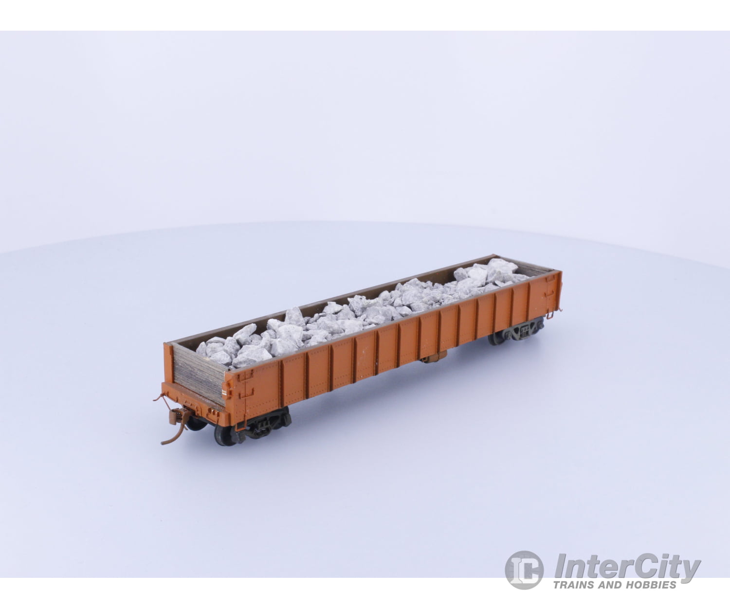 Athearn HO Low Side Gondola with Rock Load Canadian National (CN) 149990 Freight Cars