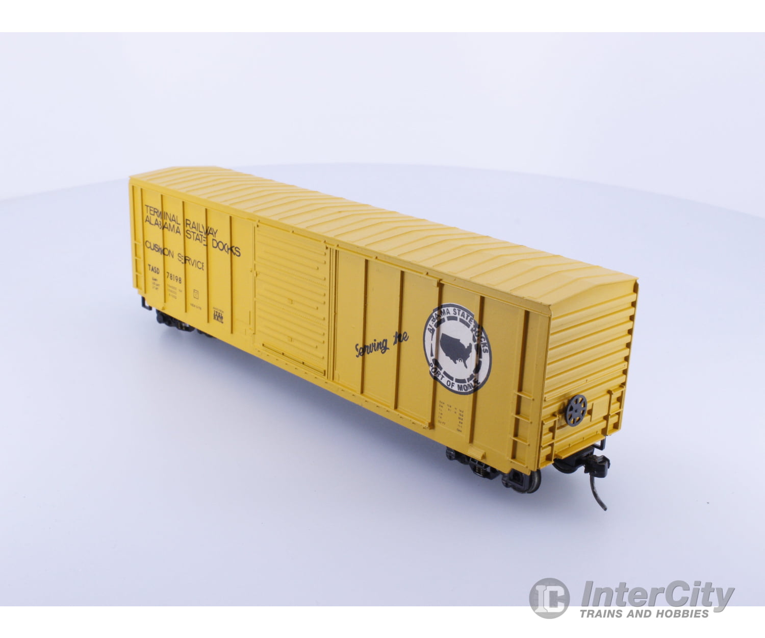 Athearn HO Single Door Boxcar Alabama State Docks 78198 Freight Cars