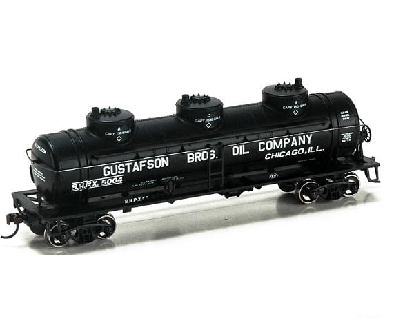 Athearn Rnd74487 Ho 40 Foot Triple Dome Tank Car Gustafson 5004 Freight Cars