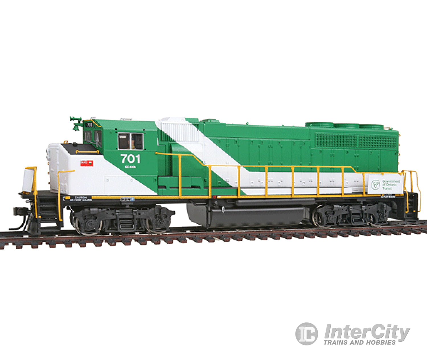 Atlas 10000740 Ho Gmd Gp40-2W Go Transit Version W/Sound & Dcc - Master(R) Gold -- #701 Locomotives