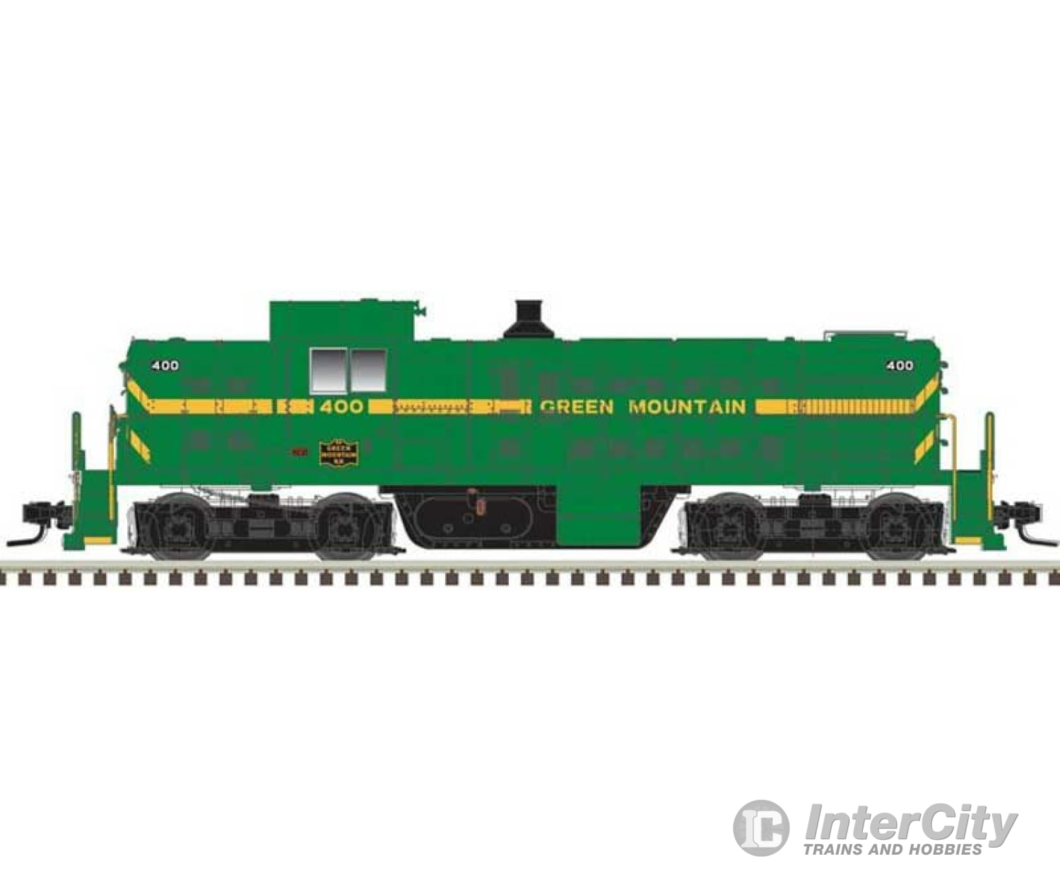 Atlas 10003005 Alco Rs1 - Loksound And Dcc Classic Gold -- Green Mountain 400 (Green Yellow)