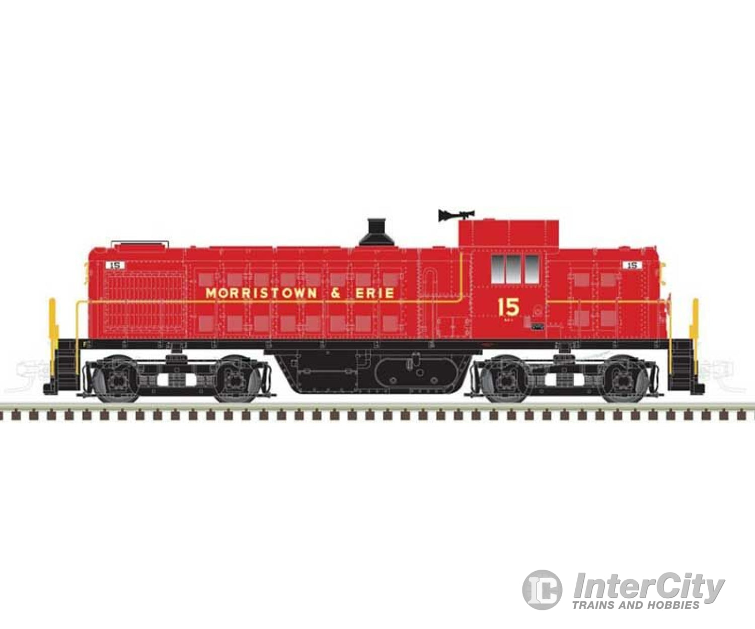 Atlas 10003009 Alco Rs1 - Loksound And Dcc Classic Gold -- Morristown & Erie 15 (Red Yellow)