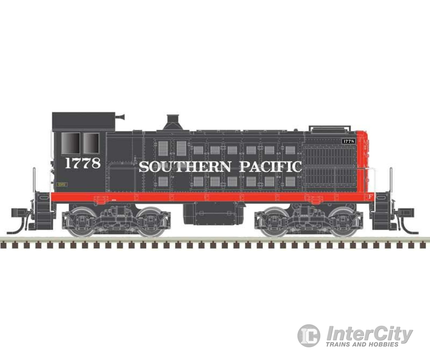 Atlas 10003393 Alco S2 - Standard Dc Master(R) Silver -- Southern Pacific 1778 (Gray Red)