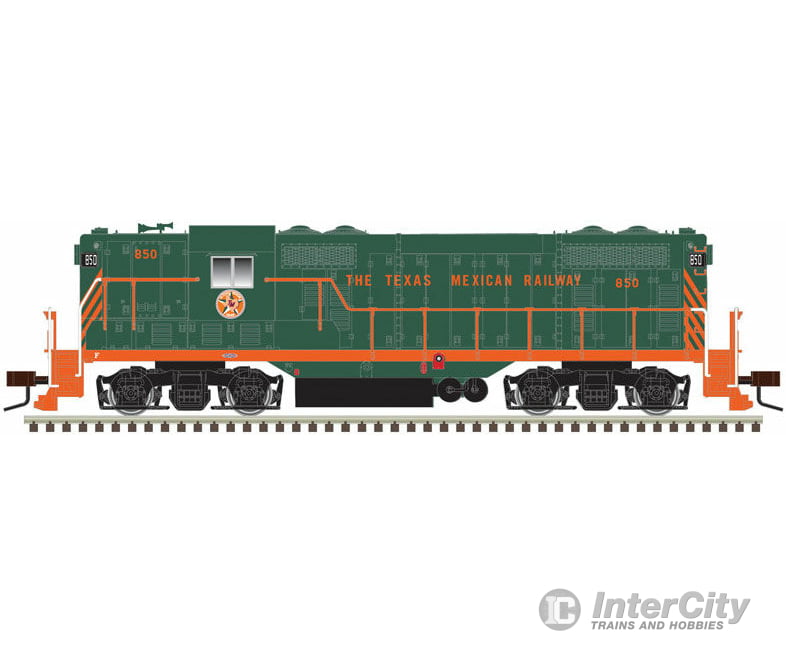 Atlas 10003939 Emd Gp7 - Standard Dc Classic(R) Silver -- Texas Mexican Railway 852 (Green Orange)