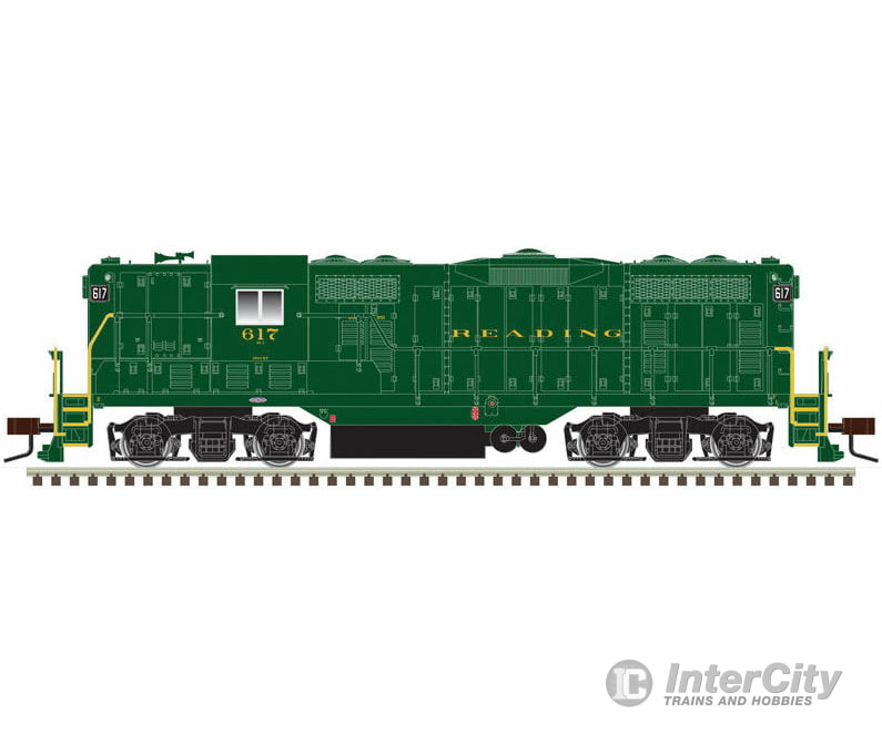 Atlas 10003949 Emd Gp7 - Standard Dc Classic(R) Silver -- Reading 617 (Pullman Green) Locomotives &