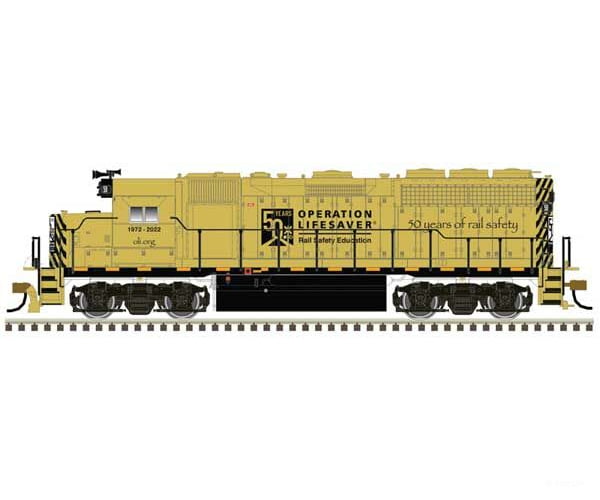 Atlas 10004049 Ho Diesel Locomotive Emd Gp40 Operation Lifesaver Loksound Locomotives & Railcars