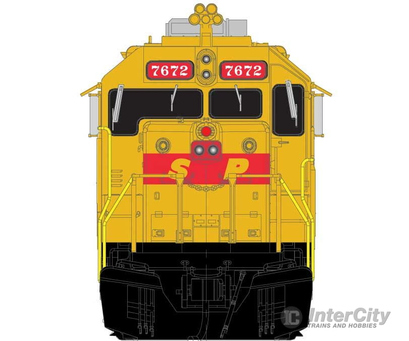 Atlas 10004247 Emd Gp40-2 - Sound And Dcc Master(R) Gold -- Southern Pacific #7672 (Spsf Merger Red