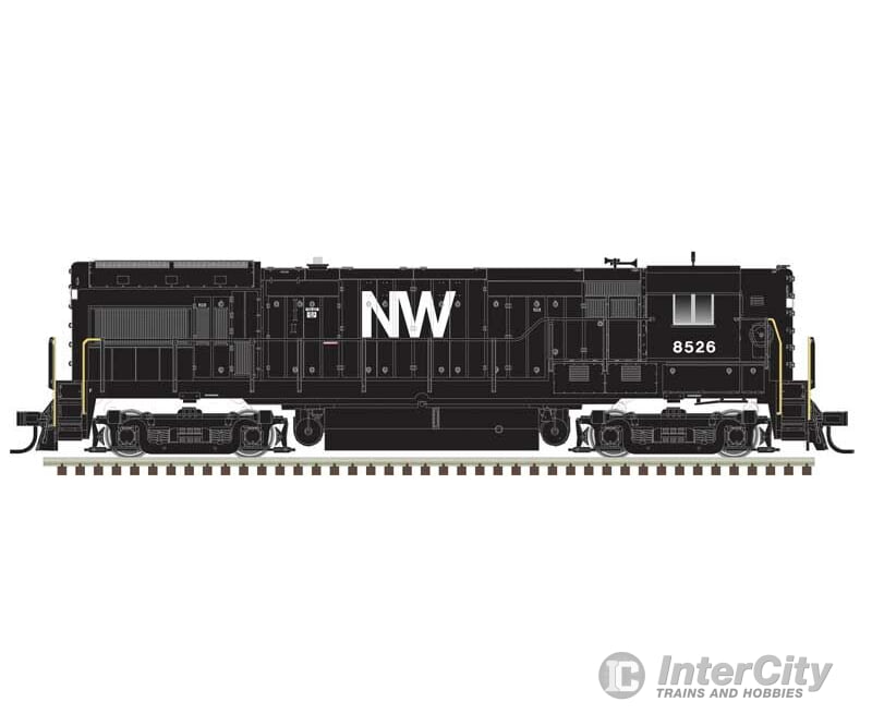 Atlas 10004274 Ge U30B High Nose - Standard Dc Master(R) Silver -- Norfolk & Western #8532 (Black