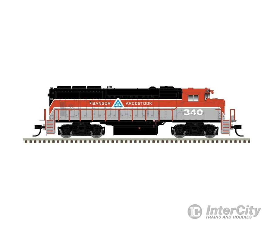 Atlas 10004409 Gmd Gp40-2W Cn Version - Esu Loksound And Dcc Master(R) -- Bangor & Aroostook #343