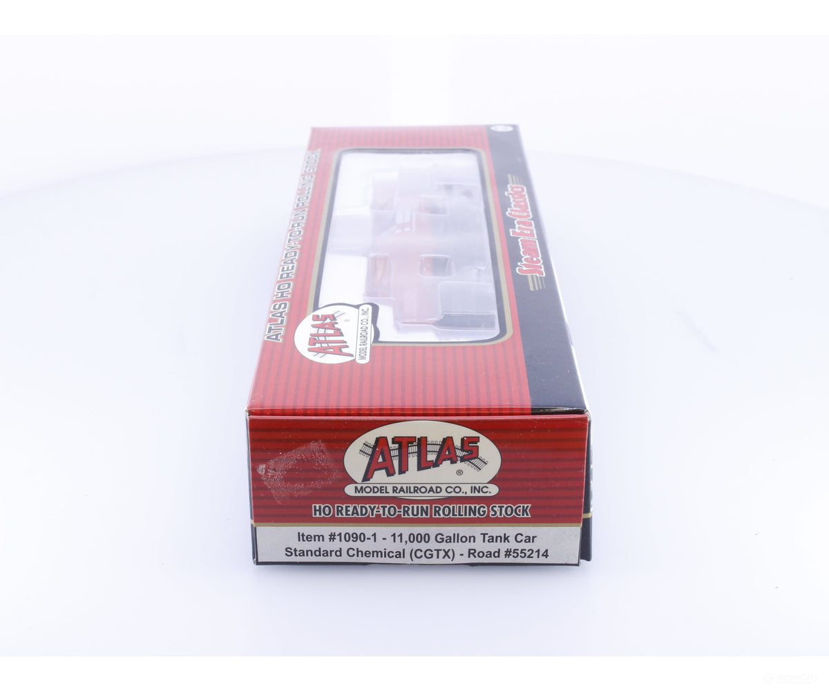 Atlas 1090-1 HO 11000 Gallon Tank Car Standard Chemical 55214 - Freight Cars