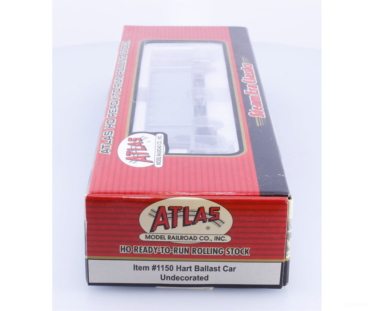 Atlas 1150 HO Hart Ballast Hopper Car Undecorated - Freight Cars