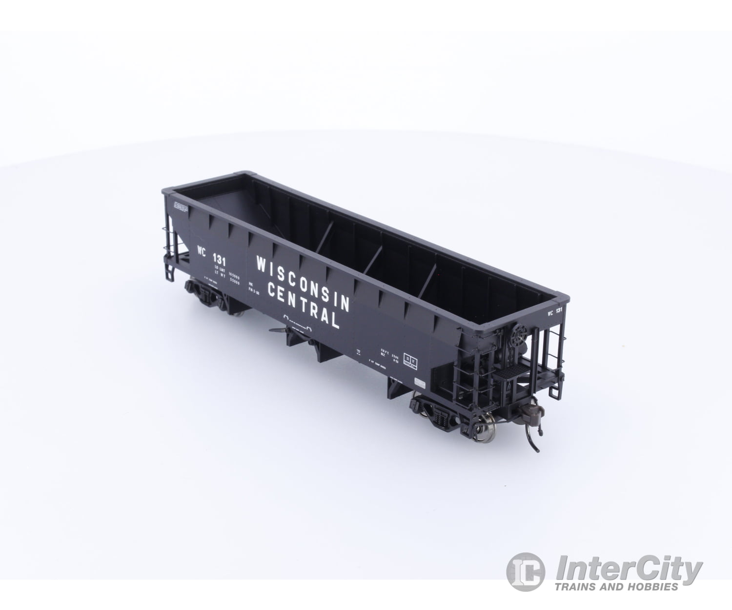 Atlas 1162-3 HO Hart Ballast Car Wisconsin Central (WC) 131 Freight Cars