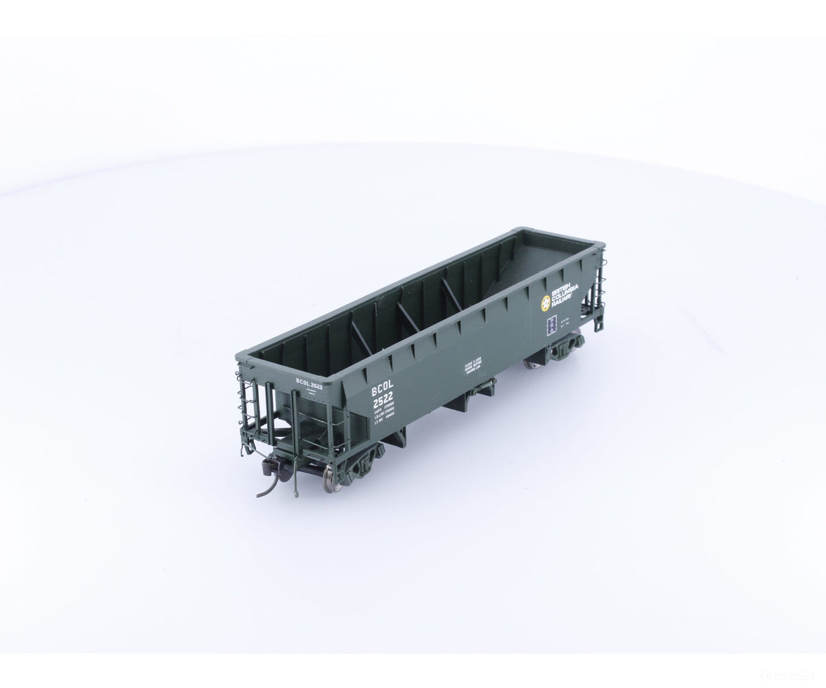 Atlas 1175-5 HO Hart Ballast Car BC Rail (BCOL) 2522 - Freight Cars