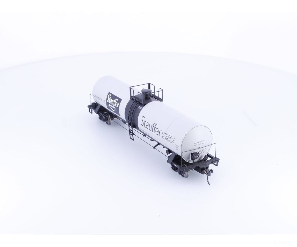 Atlas 1558-3 HO 17360 Gallon Tank Car Stauffer Chemical American Car and Foundry (ACF/ACFX) 85278 - Freight Cars