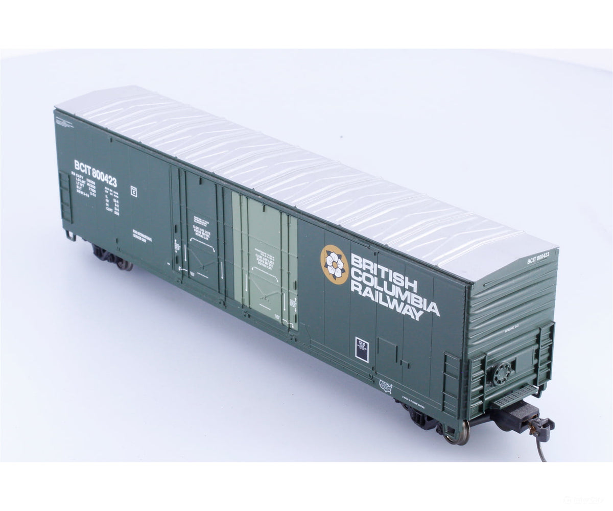 Atlas 1756-2 HO Evans 53’ Double Plug Door Box Car BC Rail (BCOL) 800423 - Freight Cars
